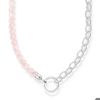 Thomas Sabo Charm-Kette mit Rosenquarz-Beads (KE2188-034-9) Thomas Sabo Charm-Kette mit Rosenquarz-Beads (KE2188-034-9)
