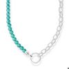 Thomas Sabo Charm-Kette mit türkisen Beads (KE2188-404-17) Thomas Sabo Charm-Kette mit türkisen Beads (KE2188-404-17)
