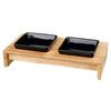 Trixie Napf-Set Keramik/Holz 2 x 0,2 l Trixie Napf-Set Keramik/Holz 2 x 0,2 l