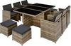 tectake Rattan Sitzgruppe New York tectake Rattan Sitzgruppe New York