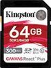 Kingston Canvas React Plus R300/W260 SDXC 64GB (SDR2/64GB) Kingston Canvas React Plus R300/W260 SDXC 64GB (SDR2/64GB)