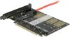 Delock PCI Express x16 Karte zu 5 x intern M.2 Key B / SATA (90435) Delock PCI Express x16 Karte zu 5 x intern M.2 Key B / SATA (90435)