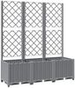 vidaXL Pflanzkübel mit Rankgitter PP 120 x 40 x 136 cm (153274) vidaXL Pflanzkübel mit Rankgitter PP 120 x 40 x 136 cm (153274)