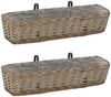 vidaXL Balkon-Blumenkasten 80 cm 2 Stk. (287642) vidaXL Balkon-Blumenkasten 80 cm 2 Stk. (287642)