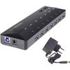 Renkforce 7+2 Port USB 3.2 Gen 1-Hub (RF-3806034) Renkforce 7+2 Port USB 3.2 Gen 1-Hub (RF-3806034)