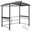 tectake Grillpavillon mit Flammschutzdach tectake Grillpavillon mit Flammschutzdach