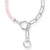 Thomas Sabo Collier mit Gliederkettenelementen und rosa Beads Silber (KE2193-035-9-L47V) Thomas Sabo Collier mit Gliederkettenelementen und rosa Beads Silber (KE2193-035-9-L47V)