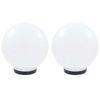 vidaXL LED-Gartenleuchten 2 Stk. Kugelförmig 25 cm PMMA vidaXL LED-Gartenleuchten 2 Stk. Kugelförmig 25 cm PMMA