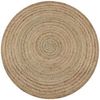 vidaXL Teppich Jute Geflochten Rund 90 cm (245336) vidaXL Teppich Jute Geflochten Rund 90 cm (245336)