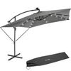 tectake Sunna mit LED Solar-Beleuchtung 250 x 250 cm tectake Sunna mit LED Solar-Beleuchtung 250 x 250 cm