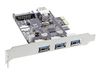 Inline Schnittstellenkarte 3x+1x USB 3.0 (76662C) Inline Schnittstellenkarte 3x+1x USB 3.0 (76662C)