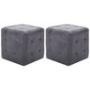 vidaXL Nachttische Wildleder-Optik 30 x 30 x 30 cm vidaXL Nachttische Wildleder-Optik 30 x 30 x 30 cm