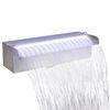 vidaXL Pool-Wasserfall Fontäne mit LEDs 45 cm (41672) vidaXL Pool-Wasserfall Fontäne mit LEDs 45 cm (41672)