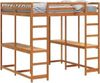 vidaXL Hochbett mit Schreibtisch & Leiter 160 x 200 cm (3284235) vidaXL Hochbett mit Schreibtisch & Leiter 160 x 200 cm (3284235)