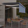 vidaXL Markise Manuell Einziehbar mit Rollo & LED 4x3 m (306930) vidaXL Markise Manuell Einziehbar mit Rollo & LED 4x3 m (306930)