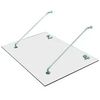 HOMCOM Glasvordach 150 x 90 cm HOMCOM Glasvordach 150 x 90 cm