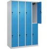 C+P Möbelsysteme Spind Classic Plus 8 Schließfächer 120,0 x 50,0 x 185,0 cm C+P Möbelsysteme Spind Classic Plus 8 Schließfächer 120,0 x 50,0 x 185,0 cm