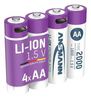 Ansmann Li-Ion Akkus Mignon AA Typ 2000 Ansmann Li-Ion Akkus Mignon AA Typ 2000