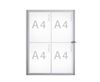 Maul Schaukasten Extraslim alu 4x DIN A4 Maul Schaukasten Extraslim alu 4x DIN A4