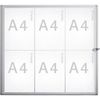 Maul Schaukasten Extraslim alu 6x DIN A4 Maul Schaukasten Extraslim alu 6x DIN A4