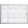 Maul Schaukasten Extraslim alu 8x DIN A4 Maul Schaukasten Extraslim alu 8x DIN A4