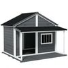 PawHut Outdoor-Hundehütte 124 x 112 x 105 cm PawHut Outdoor-Hundehütte 124 x 112 x 105 cm