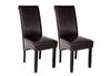 tectake Esszimmerstuhl 2er Set 44 x 63 x 106 cm tectake Esszimmerstuhl 2er Set 44 x 63 x 106 cm