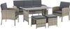 Juskys Turin Sitzgruppe 6-tlg. (300851) Juskys Turin Sitzgruppe 6-tlg. (300851)