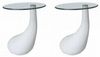 vidaXL Couchtische 2 Stk. mit Runder Glasplatte (240322) vidaXL Couchtische 2 Stk. mit Runder Glasplatte (240322)
