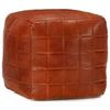 vidaXL Pouf 40 cm Echtes Ziegenleder (248135) vidaXL Pouf 40 cm Echtes Ziegenleder (248135)