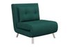 HOMCOM Schlafsessel mit Bettfunktion Samt HOMCOM Schlafsessel mit Bettfunktion Samt