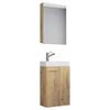 VCM Slito Gäste-Waschplatz mit Spiegelschrank VCM Slito Gäste-Waschplatz mit Spiegelschrank