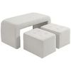 HOMCOM Fußhocker-Set 3 tlg. (838-432) HOMCOM Fußhocker-Set 3 tlg. (838-432)