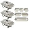 vidaXL Chafing Dish Set 3-tlg. (50529) vidaXL Chafing Dish Set 3-tlg. (50529)