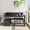 vidaXL Gartensofa in L-Form mit Tisch und Kissen (362346) vidaXL Gartensofa in L-Form mit Tisch und Kissen (362346)