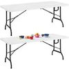 Casaria Klapptisch 2er-Set 183 x 76 x 74 cm (990296) Casaria Klapptisch 2er-Set 183 x 76 x 74 cm (990296)
