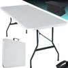 Kesser Buffettisch klappbar Kunststoff 183 x 76 cm Kesser Buffettisch klappbar Kunststoff 183 x 76 cm