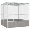 vidaXL Vogelkäfig Verzinkter Stahl 213,5 x 217,5 x 211,5 cm (171552) vidaXL Vogelkäfig Verzinkter Stahl 213,5 x 217,5 x 211,5 cm (171552)