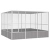 vidaXL Vogelkäfig Verzinkter Stahl 302,5 x 324,5 x 211,5 cm (171553) vidaXL Vogelkäfig Verzinkter Stahl 302,5 x 324,5 x 211,5 cm (171553)