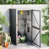 vidaXL Gerätehaus Verzinkter Stahl 88 x 89 x 161 cm (316207) vidaXL Gerätehaus Verzinkter Stahl 88 x 89 x 161 cm (316207)