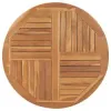 vidaXL Tischplatte Massivholz Teak Rund 2,5 cm 90 cm (48987) vidaXL Tischplatte Massivholz Teak Rund 2,5 cm 90 cm (48987)