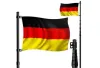 Kesser Teleskop Fahnenmast 6,3m mit Deutschland-Fahne Kesser Teleskop Fahnenmast 6,3m mit Deutschland-Fahne