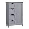 Vasagle Badezimmerschrank mit 4 Schubladen 30 x 55 x 82 cm Vasagle Badezimmerschrank mit 4 Schubladen 30 x 55 x 82 cm