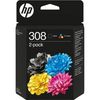 HP 308 schwarz/dreifarbig (6L6S6UE) HP 308 schwarz/dreifarbig (6L6S6UE)
