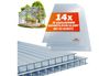 Gardebruk Hohlkammerstegplatten 14er Set Transparent 4 mm (101737) Gardebruk Hohlkammerstegplatten 14er Set Transparent 4 mm (101737)