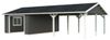 Palmako Roger 19,0 + 33,2 m² ohne Tor lackiert Palmako Roger 19,0 + 33,2 m² ohne Tor lackiert