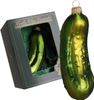 Krebs Glas Lauscha Baumschmuck Weihnachtsgurke grün 10 cm Krebs Glas Lauscha Baumschmuck Weihnachtsgurke grün 10 cm
