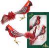 Krebs Glas Lauscha Baumschmuck Kardinal Clip 9 cm Krebs Glas Lauscha Baumschmuck Kardinal Clip 9 cm