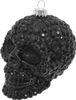 Krebs Glas Lauscha Totenkopf schwarz Krebs Glas Lauscha Totenkopf schwarz