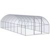 vidaXL Outdoor-Hühnerstall Verzinkter Stahl 3 x 8 x 2 m (3095466) vidaXL Outdoor-Hühnerstall Verzinkter Stahl 3 x 8 x 2 m (3095466)